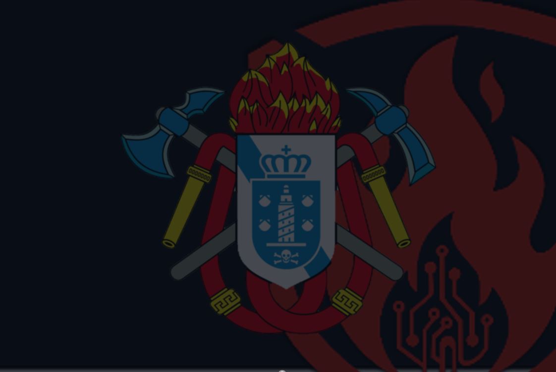 Opositor a bombero realizando el simulacro de examen oficial del Concello da Coruña en OPOFire
